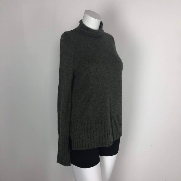 Madewell Donegal Inland Turtleneck Sweater Green - Picture 6 of 7